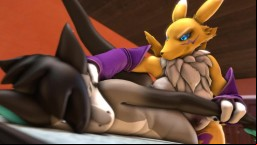 Renamon x Odin [Futa]